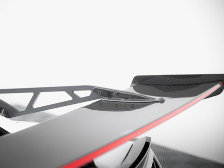 Carbon Spoiler With Upper Swan Mounting + LED Chevrolet Corvette Stingray / Grand Sport C7
