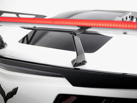 Maxton Design Carbon Spoiler With Upper Swan Mounting + LED Chevrolet Corvette Stingray / Grand Sport C7 - CF-CH-CO-C7-WING4-UPP-245-P+LED - Image 13