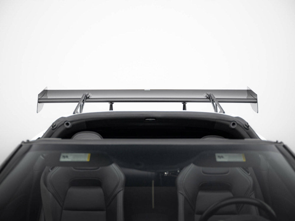 Carbon Spoiler With Upper Swan Mounting + LED Chevrolet Corvette Stingray / Grand Sport C7