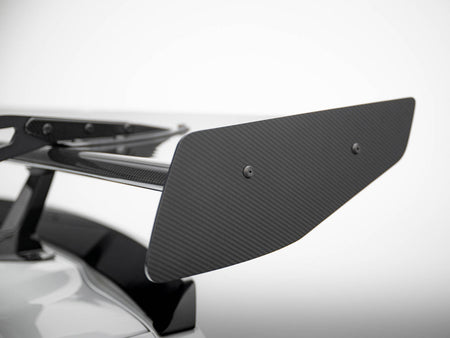 Carbon Spoiler With Upper Swan Mounting + LED Chevrolet Corvette Stingray / Grand Sport C7