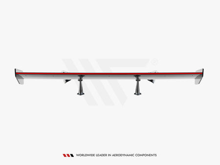Carbon Spoiler With Upper Swan Mounting + LED Chevrolet Corvette Stingray / Grand Sport C7