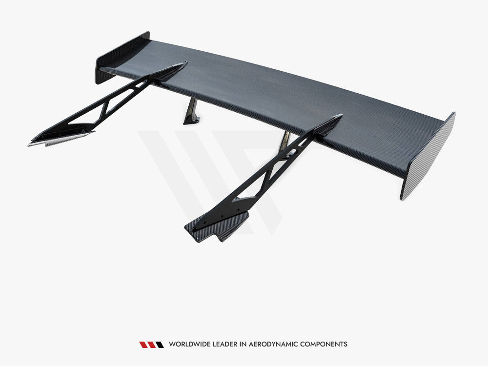 Carbon Spoiler With Upper Swan Mounting + LED Chevrolet Corvette Stingray / Grand Sport C7
