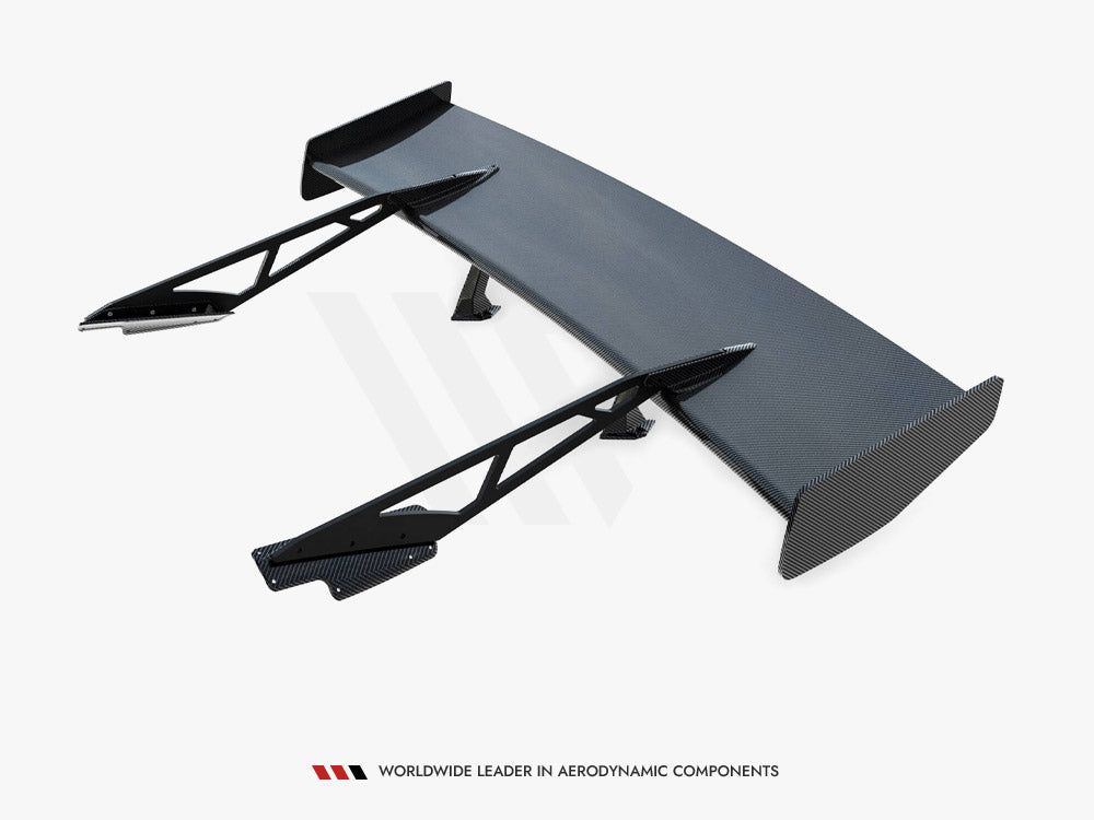 Carbon Spoiler With Upper Swan Mounting + LED Chevrolet Corvette Stingray / Grand Sport C7