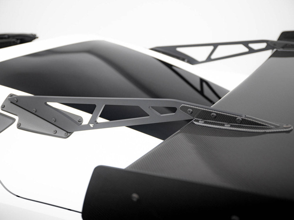 Carbon Spoiler With Upper Swan Mounting Chevrolet Corvette Stingray / Grand Sport C7