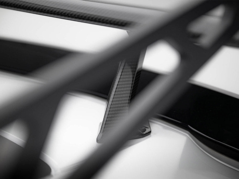 Maxton Design Carbon Spoiler With Upper Swan Mounting Chevrolet Corvette Stingray / Grand Sport C7 - CF-CH-CO-C7-WING4-UPP-245-P - Image 11