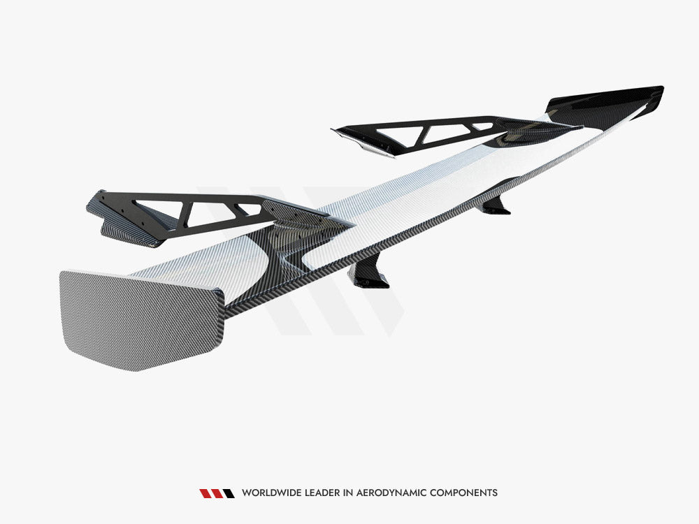 Maxton Design Carbon Spoiler With Upper Swan Mounting Chevrolet Corvette Stingray / Grand Sport C7 - CF-CH-CO-C7-WING4-UPP-245-P - Image 12