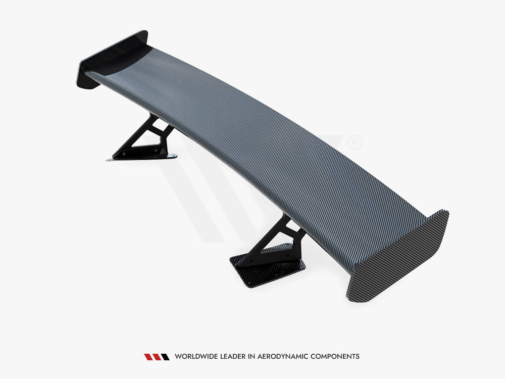 Carbon Spoiler With Internal Brackets Uprights + LED Chevrolet Corvette Stingray / Grand Sport C7