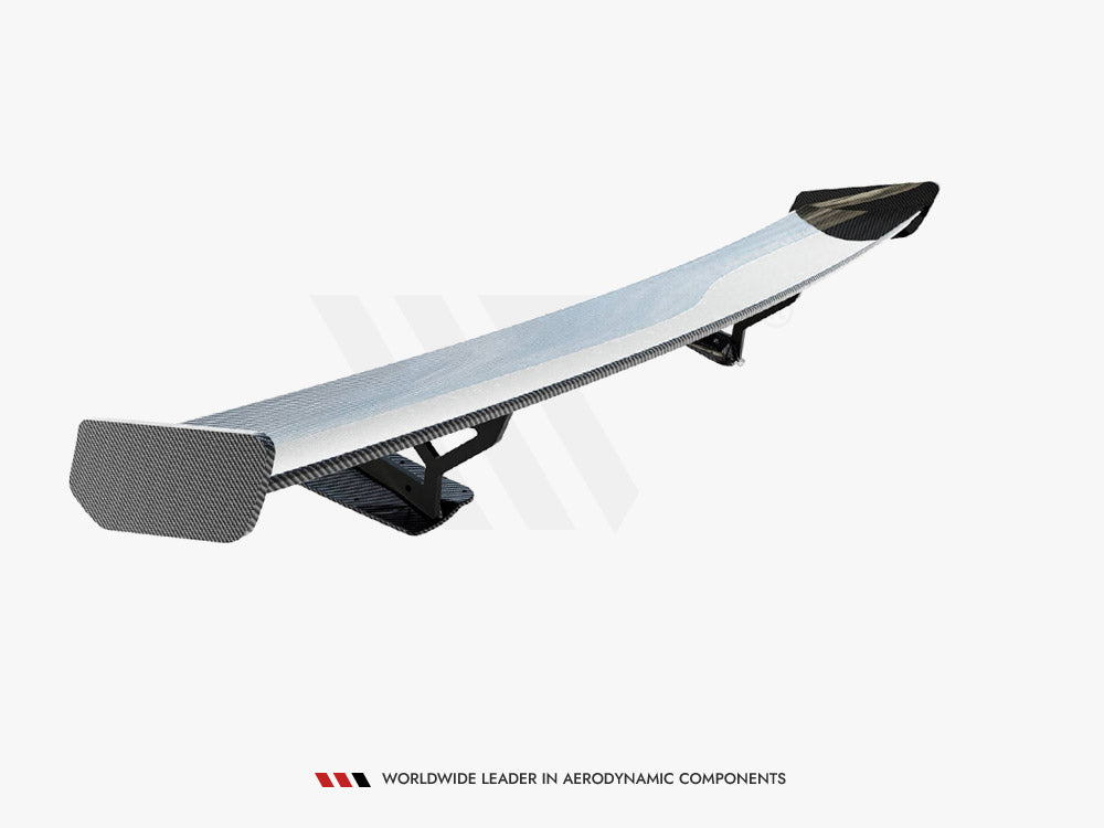 Carbon Spoiler With Internal Brackets Uprights Chevrolet Corvette Stingray / Grand Sport C7