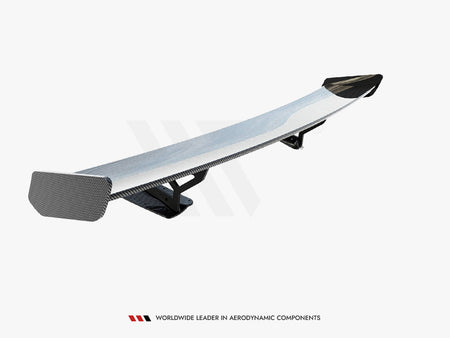 Carbon Spoiler With Internal Brackets Uprights Chevrolet Corvette Stingray / Grand Sport C7