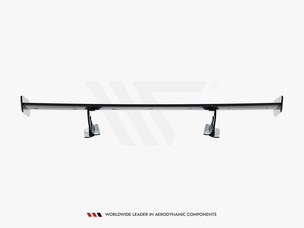 Carbon Spoiler With Internal Brackets Uprights Chevrolet Corvette Stingray / Grand Sport C7