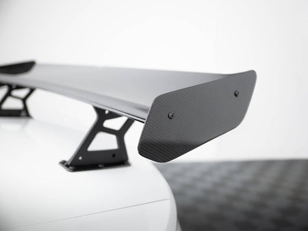 Carbon Spoiler With Internal Brackets Uprights + LED Volkswagen Jetta GLI Mk7
