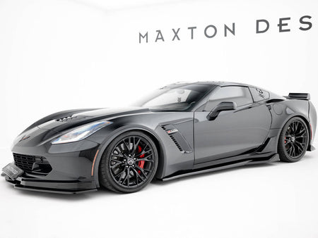 Maxton Design Side Skirts Diffusers Chevrolet Corvette Z06 C7 - CH-CO-C7-Z06-SD1G - Image 2