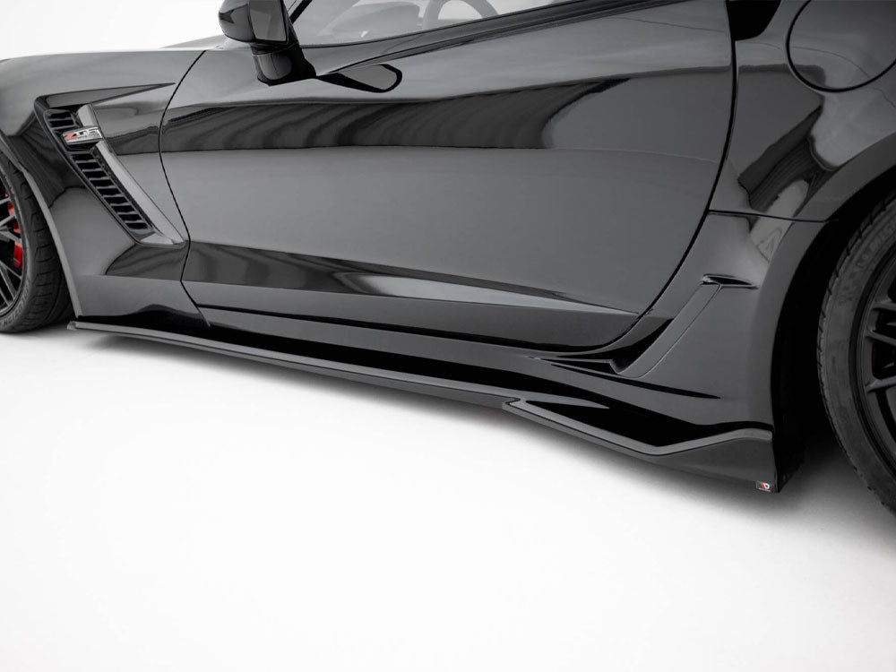 Maxton Design Side Skirts Diffusers Chevrolet Corvette Z06 C7 - CH-CO-C7-Z06-SD1G - Image 4