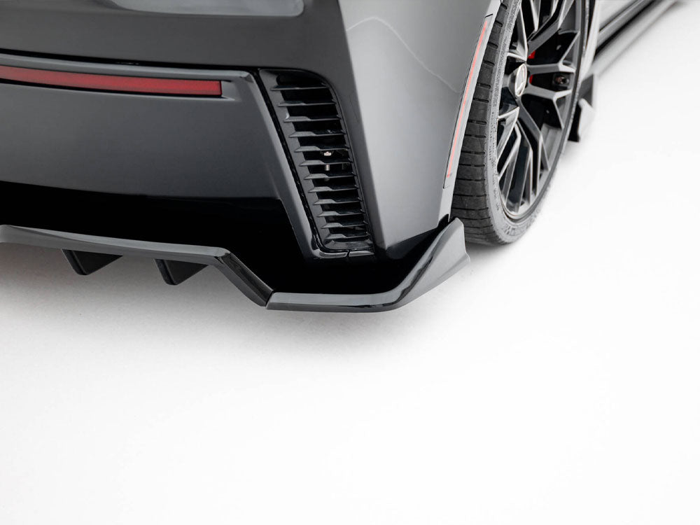 Rear Splitter (Vertical Bars) + Rear Side Splitters Chevrolet Corvette Z06 C7