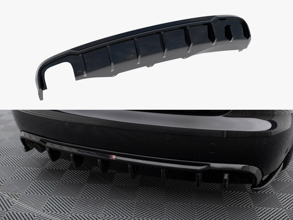 Maxton Design Rear Valance Audi A4 B8 (Single side dual exhaust version) - AU-A4-B8-RS1GOO_ - Image 1