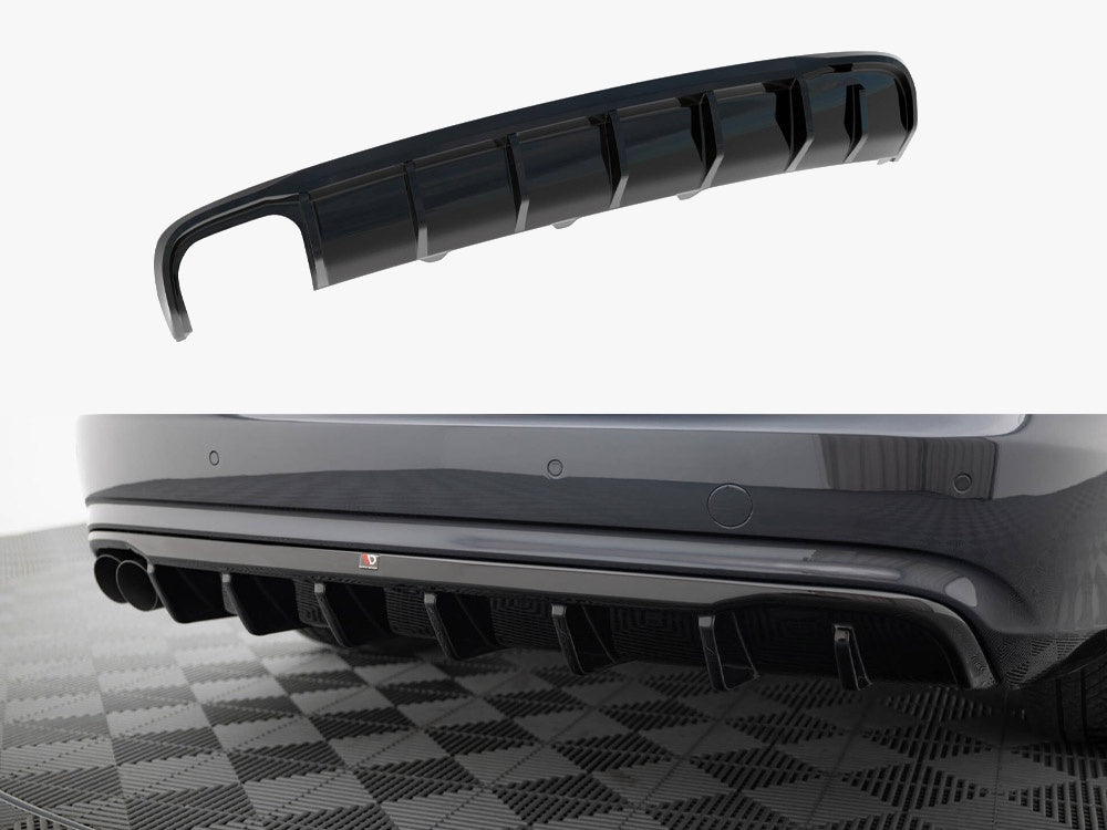 Rear Valance Audi A4 B8 Facelift (Single side dual exhaust version)