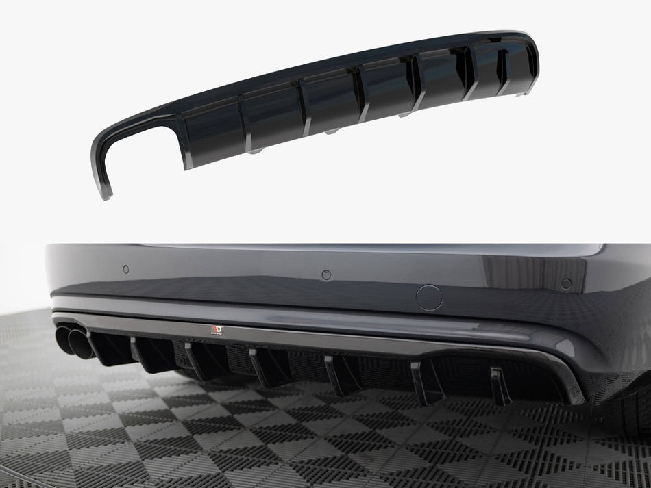 Rear Valance Audi A4 B8 Facelift (Single side dual exhaust version)