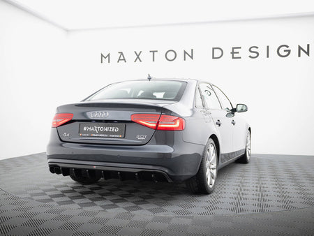 Maxton Design Rear Valance Audi A4 B8 Facelift (Single side dual exhaust version) - AU-A4-B8F-RS1GOO_ - Image 3