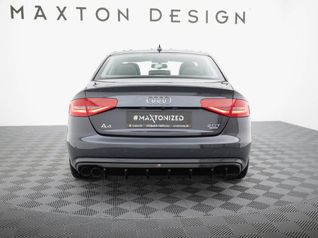 Maxton Design Rear Valance Audi A4 B8 Facelift (Single side dual exhaust version) - AU-A4-B8F-RS1GOO_ - Image 4