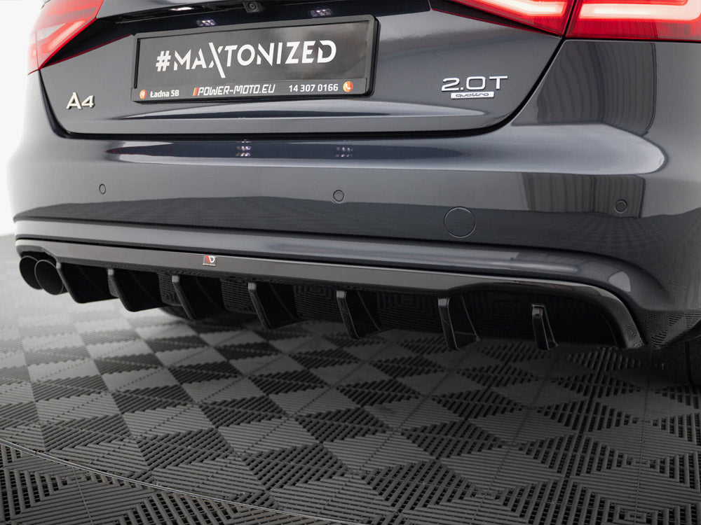 Rear Valance Audi A4 B8 Facelift (Single side dual exhaust version)