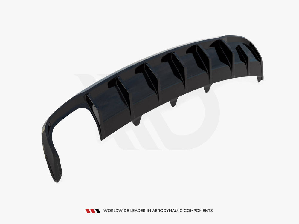 Maxton Design Rear Valance Audi A4 B8 Facelift (Single side dual exhaust version) - AU-A4-B8F-RS1GOO_ - Image 7