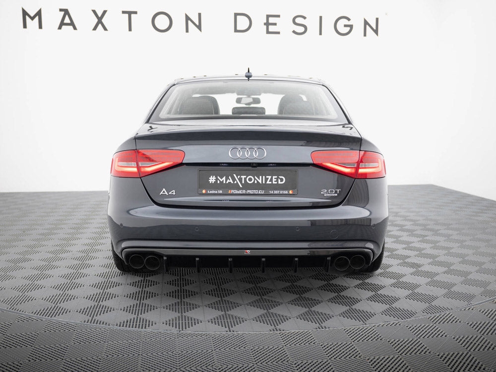 Maxton Design Rear Valance Audi A4 B8 Facelift (Version with dual exhausts on both sides) - AU-A4-B8F-RS1GOO_OO - Image 3