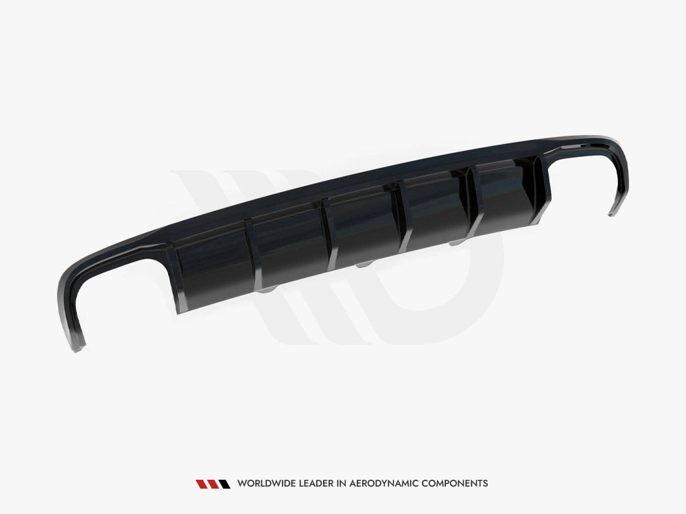 Rear Valance Audi A4 B8 Facelift (Version with dual exhausts on both sides)