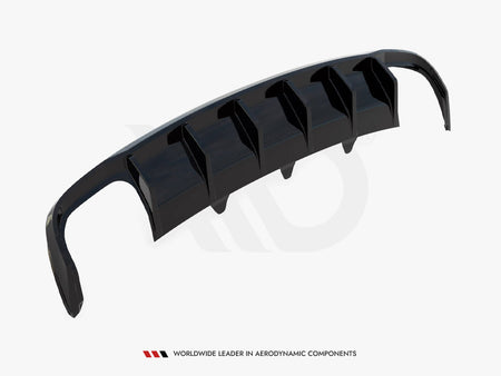 Rear Valance Audi A4 B8 Facelift (Version with dual exhausts on both sides)