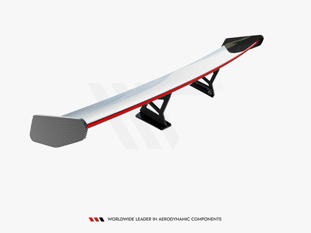 Maxton Design Carbon Spoiler With Internal Brackets Uprights V.1 + LED Porsche 718 Cayman GTS 982c - CF-PO-CA-718-GTS-WING5-INT-245-P+LED-1 - Image 9