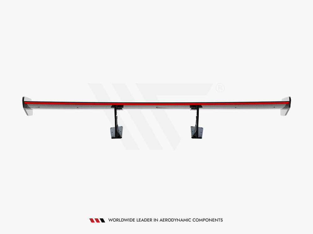 Maxton Design Carbon Spoiler With Internal Brackets Uprights V.1 + LED Porsche 718 Cayman GTS 982c - CF-PO-CA-718-GTS-WING5-INT-245-P+LED-1 - Image 11