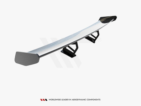 Maxton Design Carbon Spoiler With Internal Brackets Uprights V.2 Porsche 718 Cayman GTS 982c - CF-PO-CA-718-GTS-WING5-INT-245-P-2 - Image 5