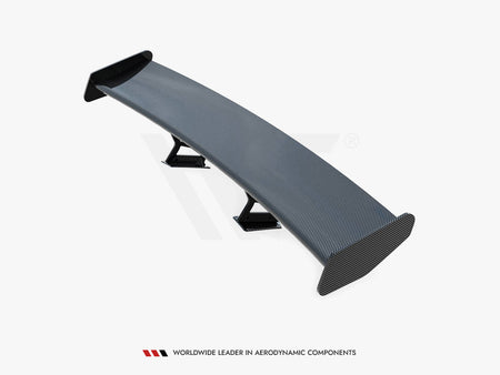 Carbon Spoiler With Internal Brackets Uprights V.2 Porsche 718 Cayman GTS 982c