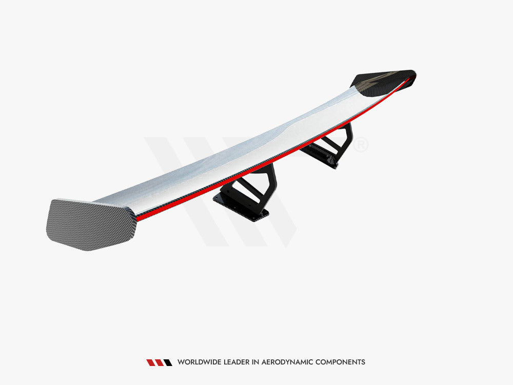 Maxton Design Carbon Spoiler With Internal Brackets Uprights V.2 + LED Porsche 718 Cayman GTS 982c - CF-PO-CA-718-GTS-WING5-INT-245-P+LED-2 - Image 11