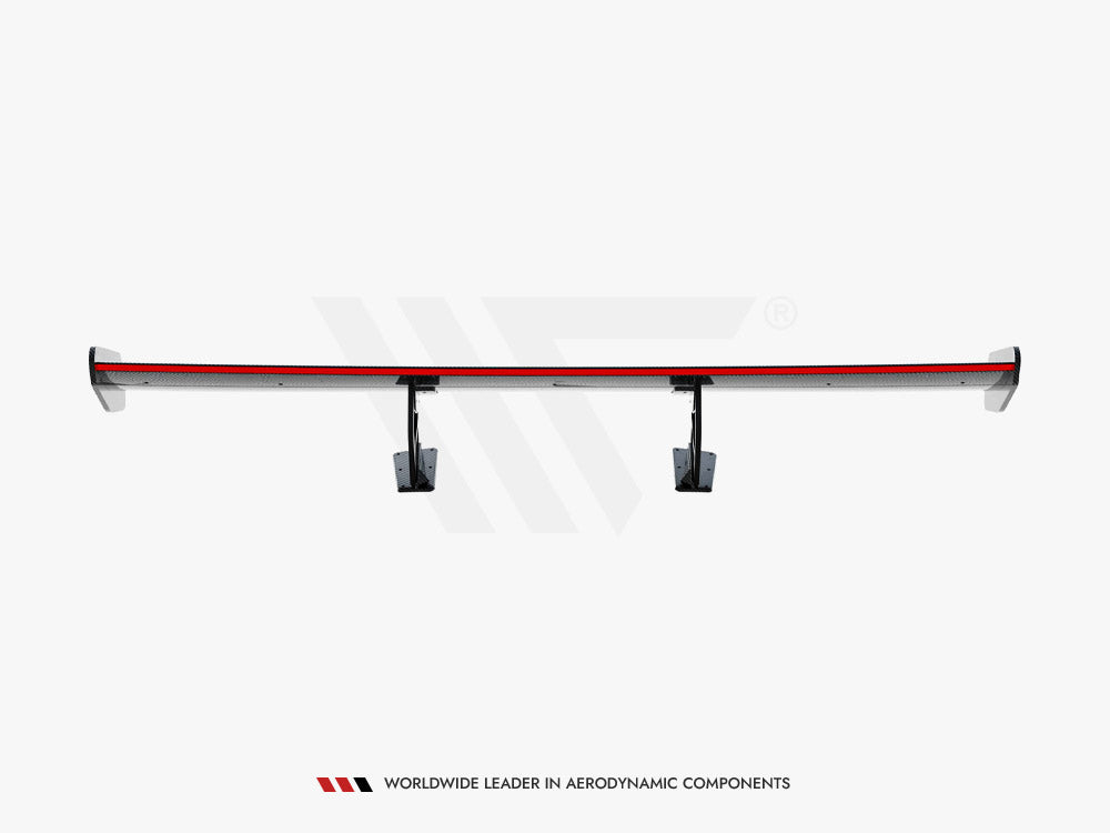 Maxton Design Carbon Spoiler With Internal Brackets Uprights V.2 + LED Porsche 718 Cayman GTS 982c - CF-PO-CA-718-GTS-WING5-INT-245-P+LED-2 - Image 13