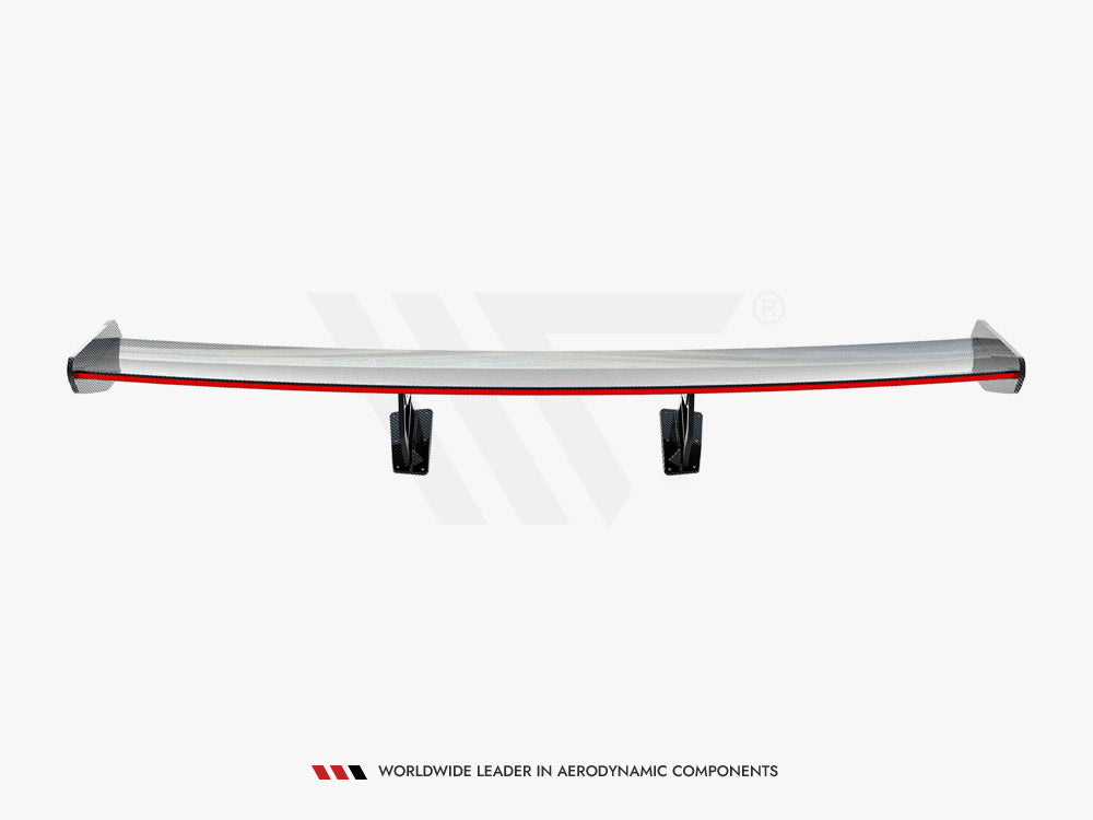 Maxton Design Carbon Spoiler With Internal Brackets Uprights V.2 + LED Porsche 718 Cayman GTS 982c - CF-PO-CA-718-GTS-WING5-INT-245-P+LED-2 - Image 12