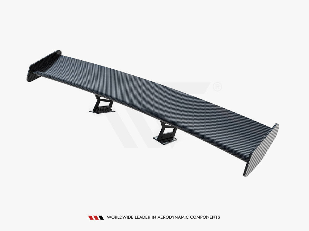 Carbon Spoiler With Internal Brackets Uprights V.2 + LED Porsche 718 Cayman GTS 982c