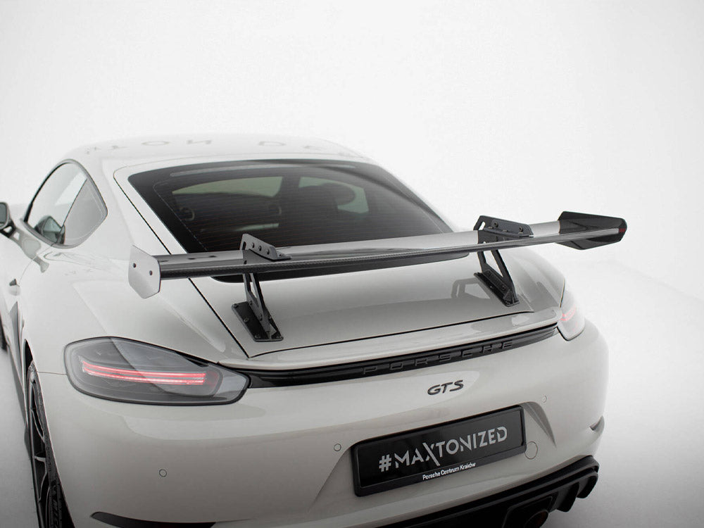 Carbon Spoiler With Upper Swan Mounting V.1 Porsche 718 Cayman GTS 982c