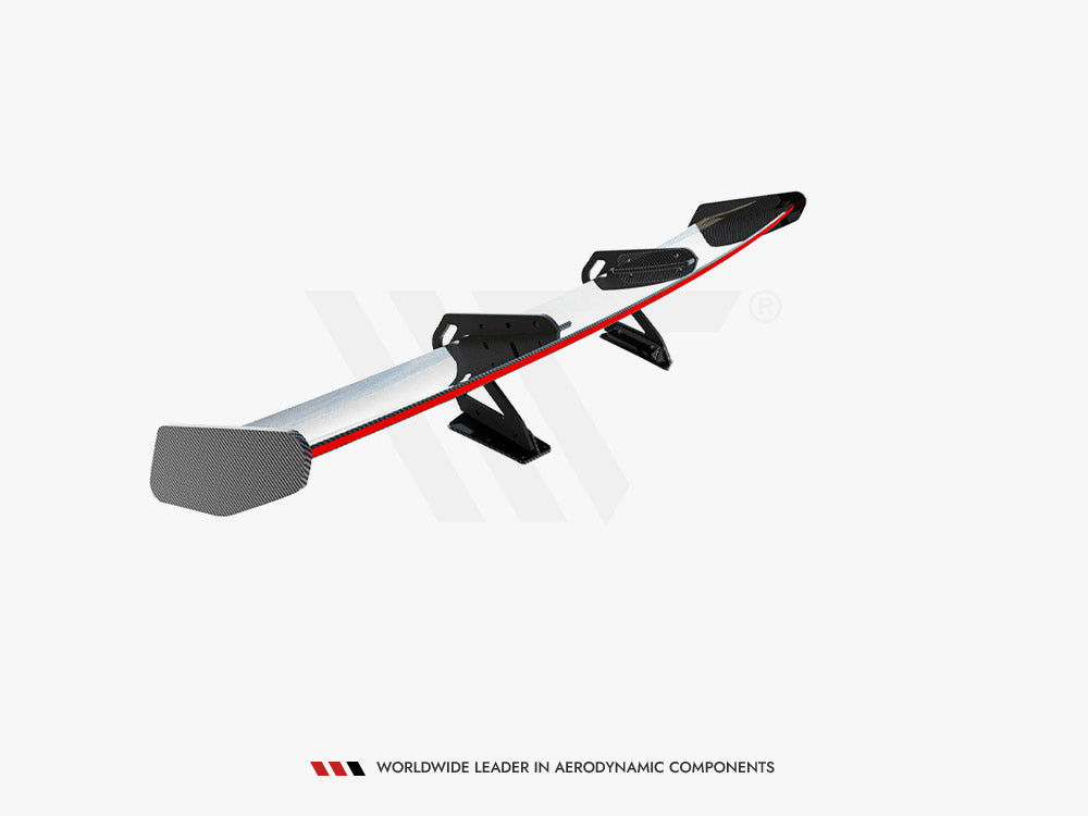 Maxton Design Carbon Spoiler With Upper Swan Mounting V.1 + LED Porsche 718 Cayman GTS 982c - CF-PO-CA-718-GTS-WING5-UPP-245-P+LED-1 - Image 13