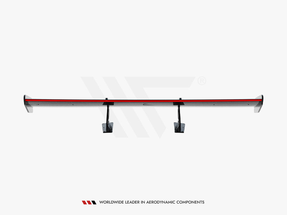 Maxton Design Carbon Spoiler With Upper Swan Mounting V.1 + LED Porsche 718 Cayman GTS 982c - CF-PO-CA-718-GTS-WING5-UPP-245-P+LED-1 - Image 15