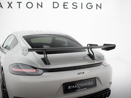 Carbon Spoiler With Upper Swan Mounting V.2 Porsche 718 Cayman GTS 982c