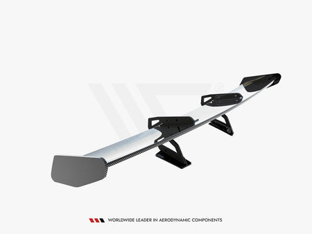 Maxton Design Carbon Spoiler With Upper Swan Mounting V.2 Porsche 718 Cayman GTS 982c - CF-PO-CA-718-GTS-WING5-UPP-245-P-2 - Image 6