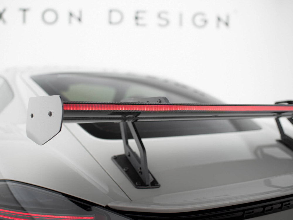 Maxton Design Carbon Spoiler With Upper Swan Mounting V.2 + LED Porsche 718 Cayman GTS 982c - CF-PO-CA-718-GTS-WING5-UPP-245-P+LED-2 - Image 10
