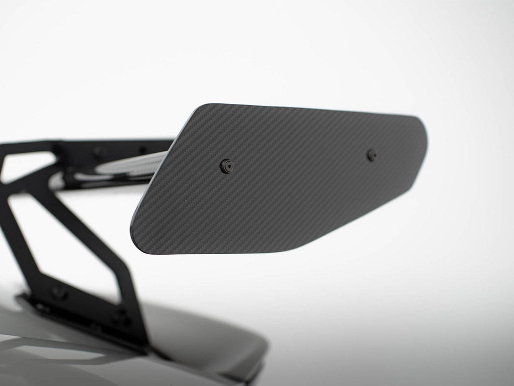 Maxton Design Carbon Spoiler With Upper Swan Mounting V.2 + LED Porsche 718 Cayman GTS 982c - CF-PO-CA-718-GTS-WING5-UPP-245-P+LED-2 - Image 12