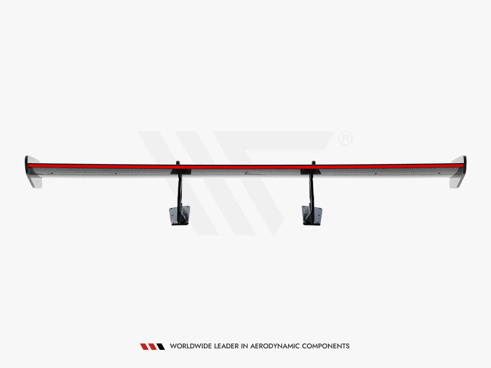 Maxton Design Carbon Spoiler With Upper Swan Mounting V.2 + LED Porsche 718 Cayman GTS 982c - CF-PO-CA-718-GTS-WING5-UPP-245-P+LED-2 - Image 15