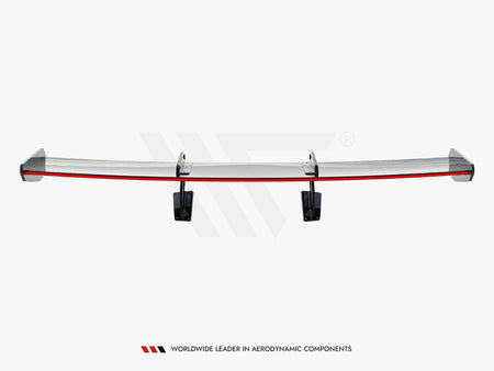 Carbon Spoiler With Upper Swan Mounting V.2 + LED Porsche 718 Cayman GTS 982c