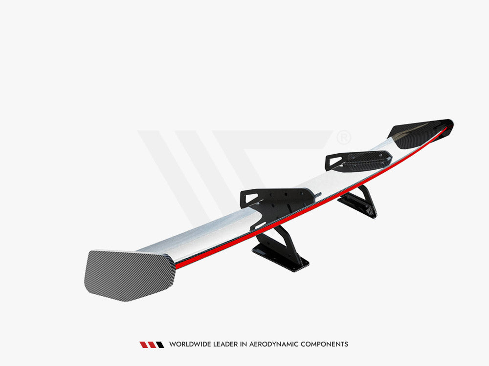 Maxton Design Carbon Spoiler With Upper Swan Mounting V.2 + LED Porsche 718 Cayman GTS 982c - CF-PO-CA-718-GTS-WING5-UPP-245-P+LED-2 - Image 13