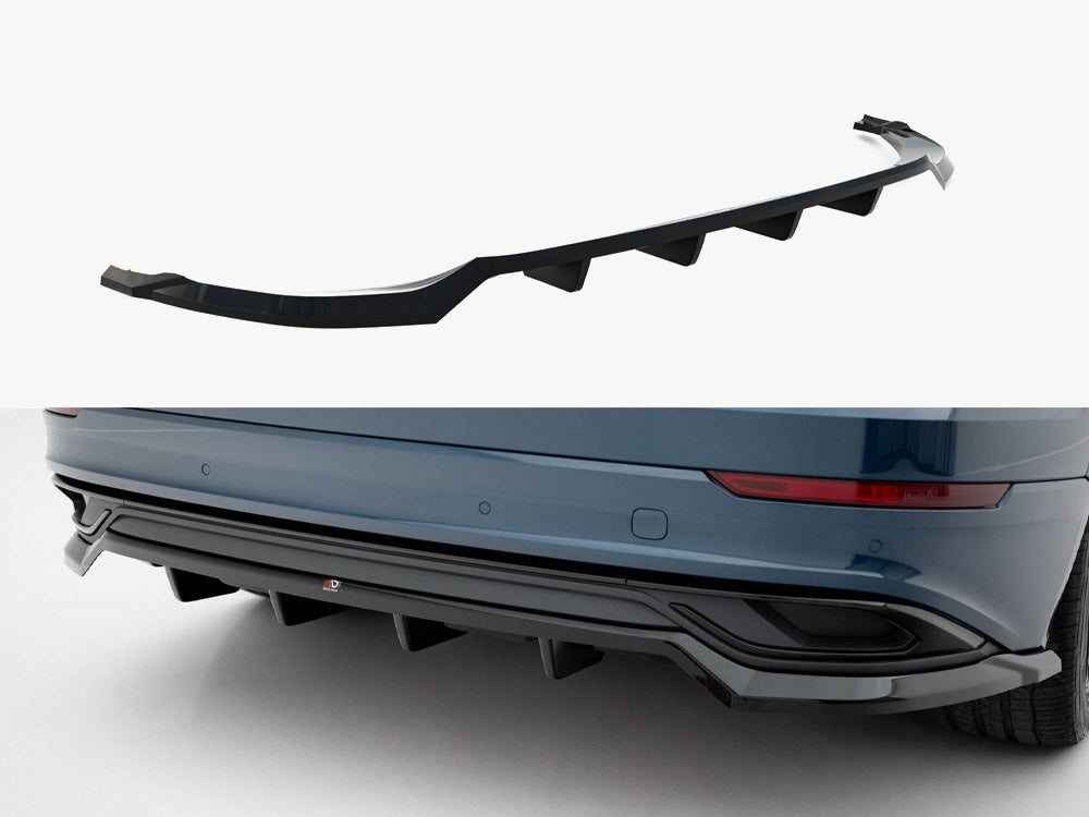 Rear Splitter (Vertical Bars) Audi Q8 Mk1