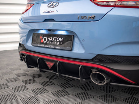 Maxton Design Street Pro Rear Diffuser Hyundai I30 N Fastback Mk3 Facelift - HYI303NFBCNC-RS1B - Image 4