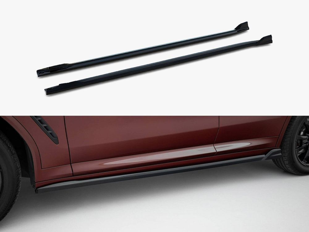 Maxton Design Side Skirts Diffusers BMW iX3 M-Pack G08 Facelift - BM-X3-01F-MPACK-SD2G - Image 1