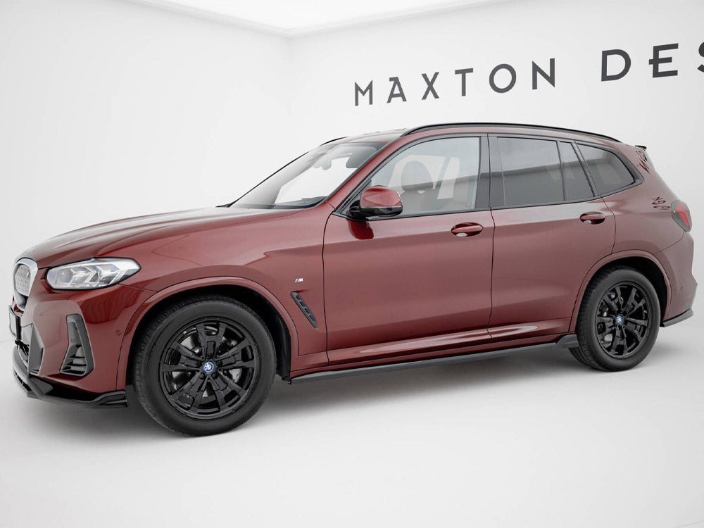 Maxton Design Side Skirts Diffusers BMW iX3 M-Pack G08 Facelift - BM-X3-01F-MPACK-SD2G - Image 2